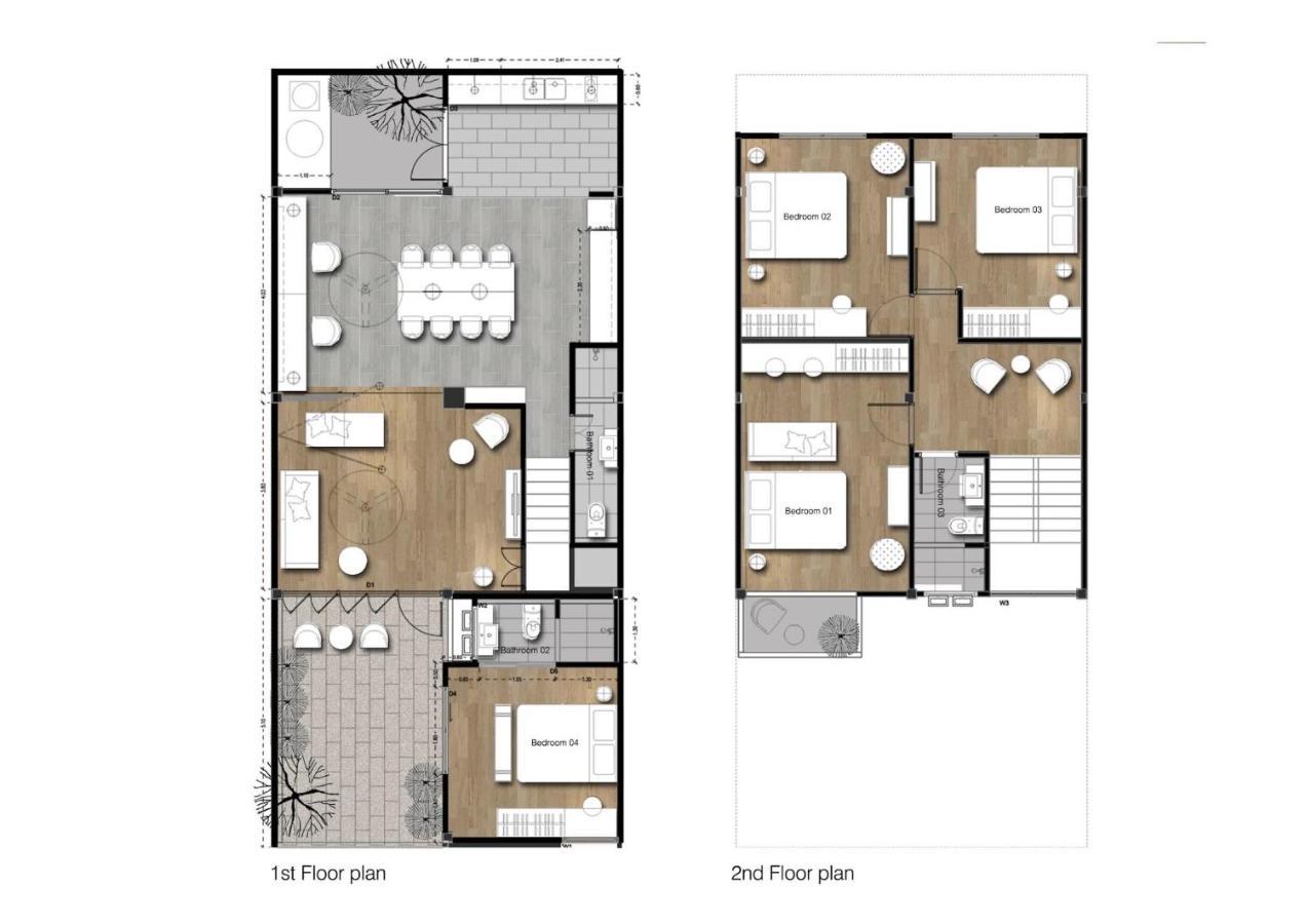 Aridom Designer Loft House Villa Bangkok Eksteriør billede